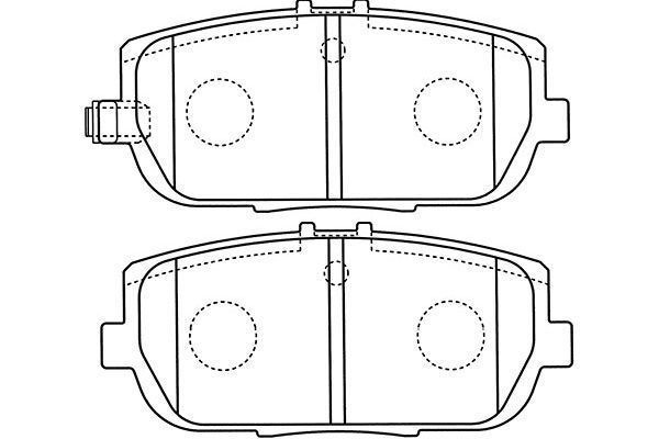 KAVO PARTS Jarrupala, levyjarru BP-4564